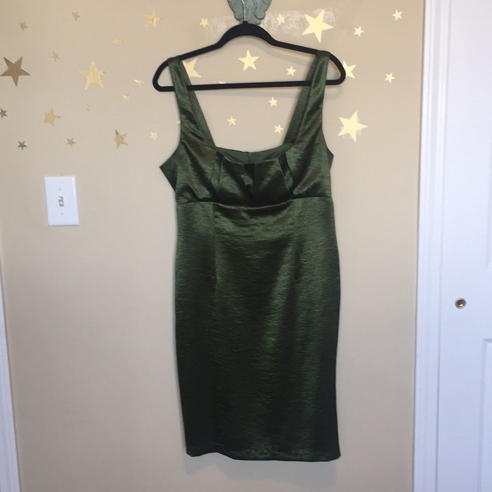 Emerald green dress